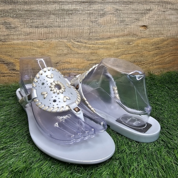 New Jack Rogers Georgica Jelly Sandals SZ 9 - Picture 1 of 10